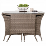 Honeymoon 3pc Dining Setting - Tan